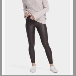 LAST CALL: R Label Black Vegan Leather Leggings Size XL